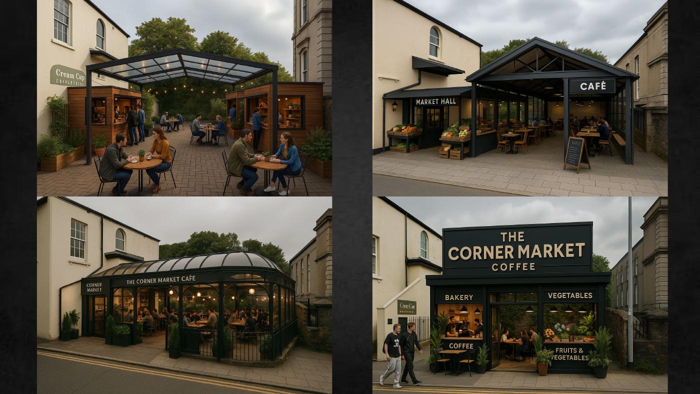 Corner Market Café proposal — page 2